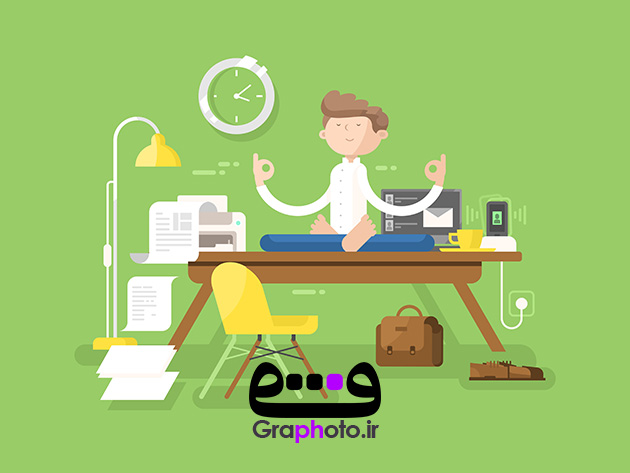 دانلود فلت وکتور یوگا کردن