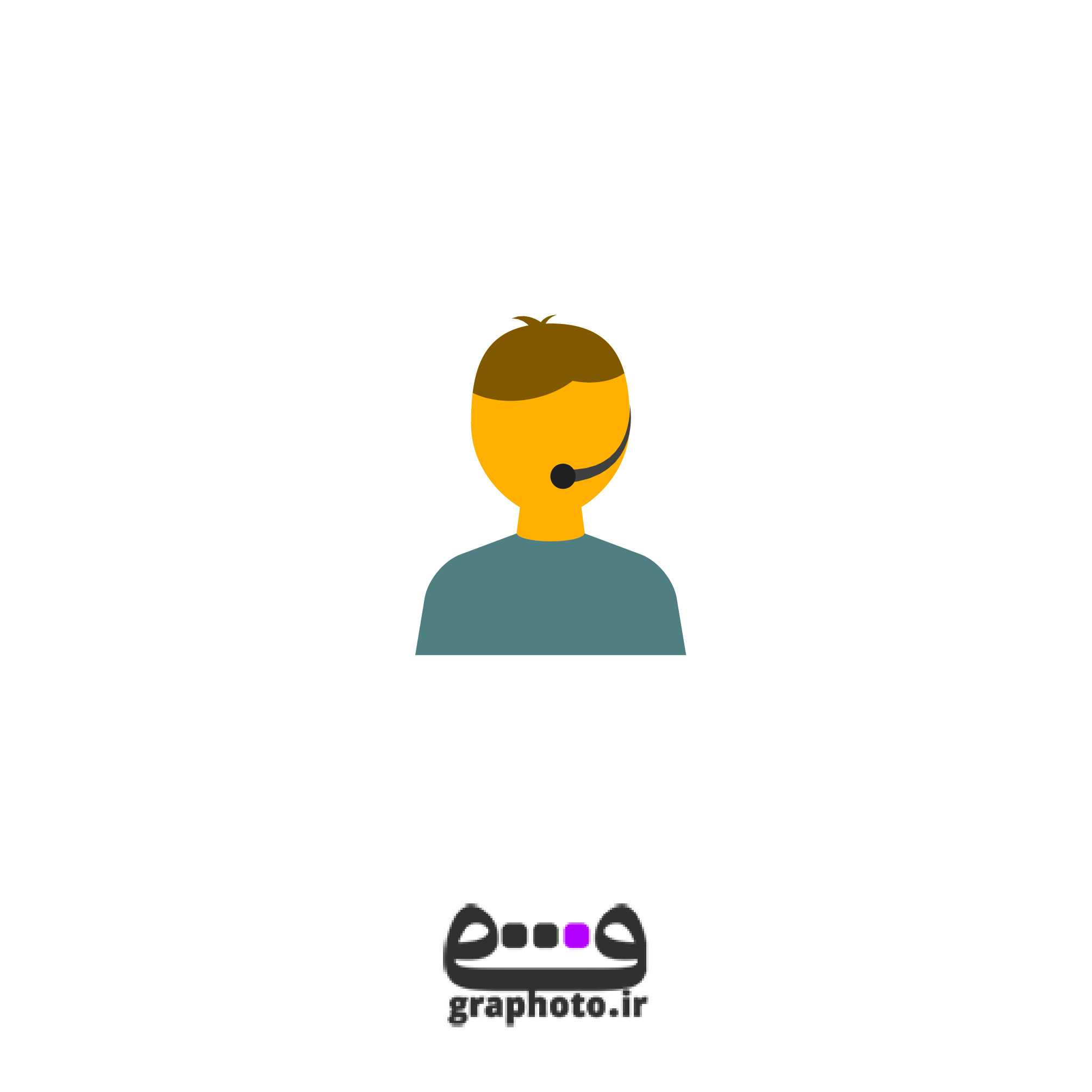 دانلود وکتور اپراتور مرکز تماس