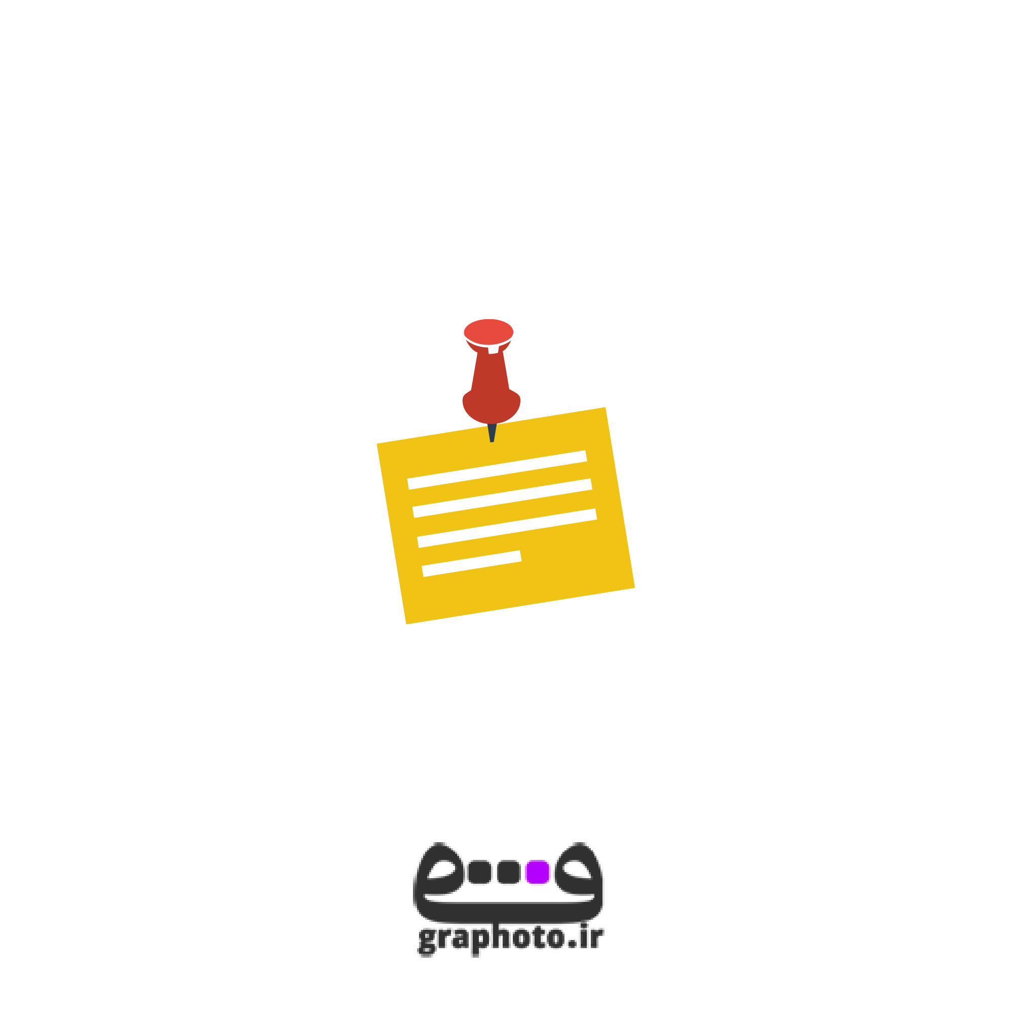 دانلود وکتور کاغذ یادداشت
