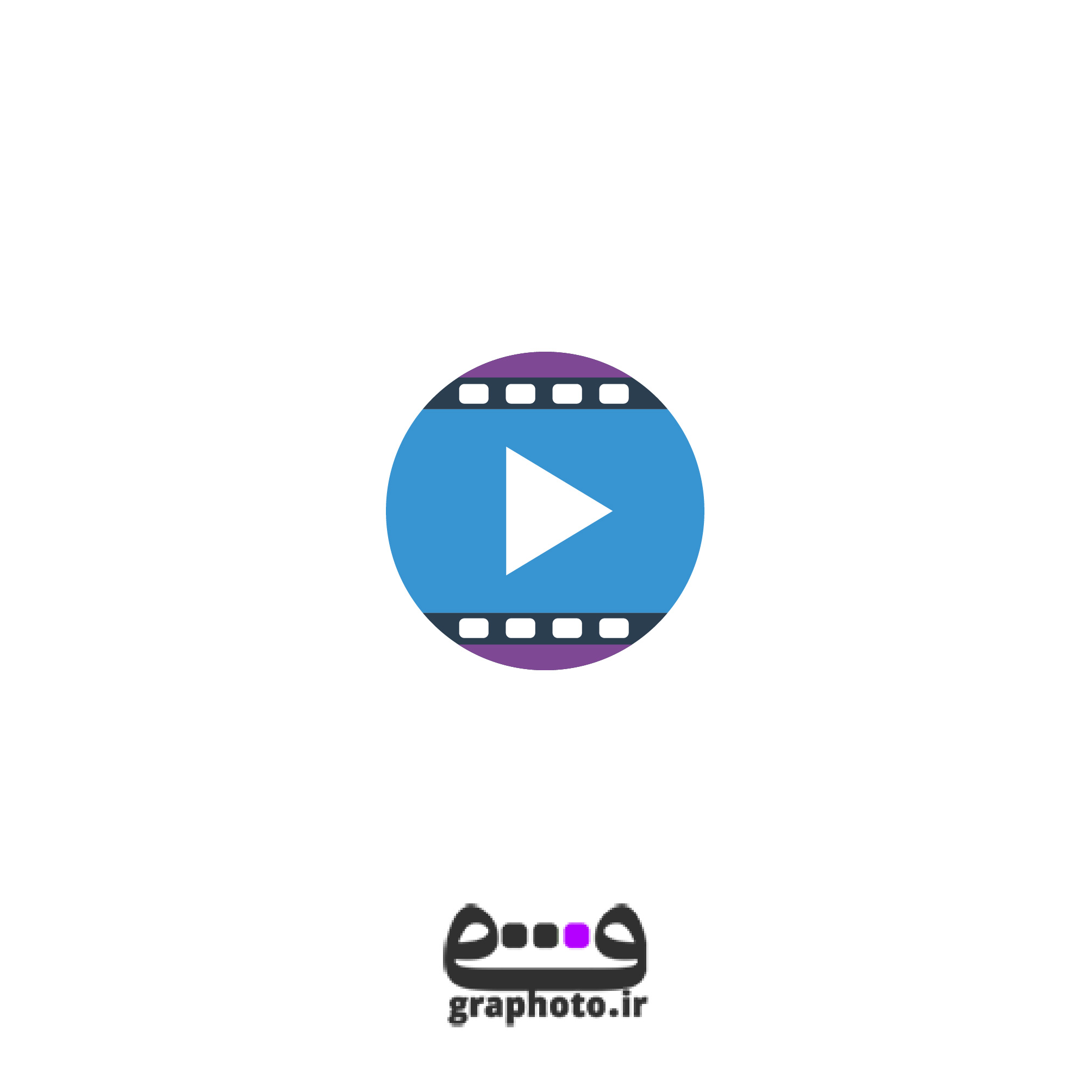 دانلود وکتور پخش کننده فیلم