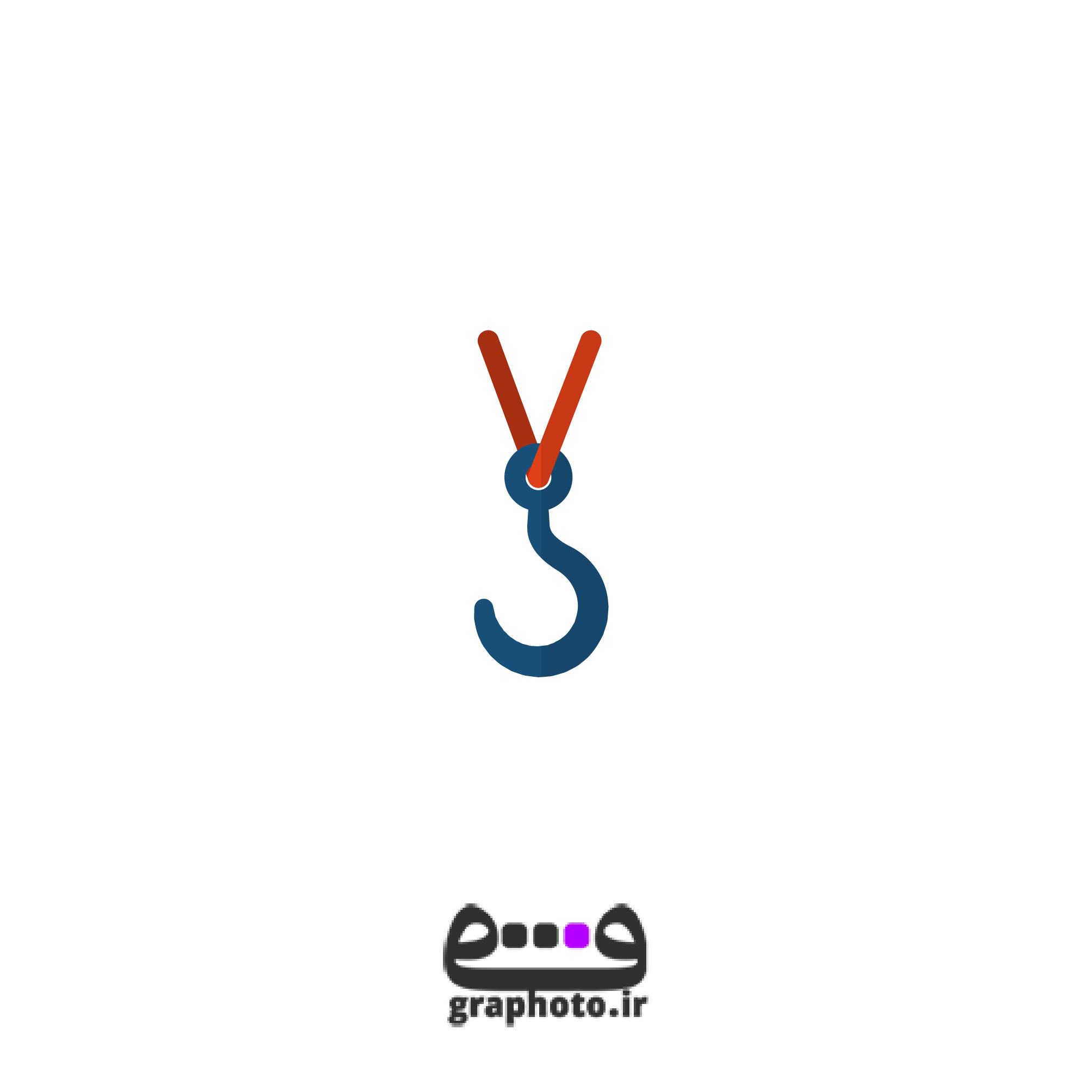 دانلود وکتور قلاب ماهیگیری