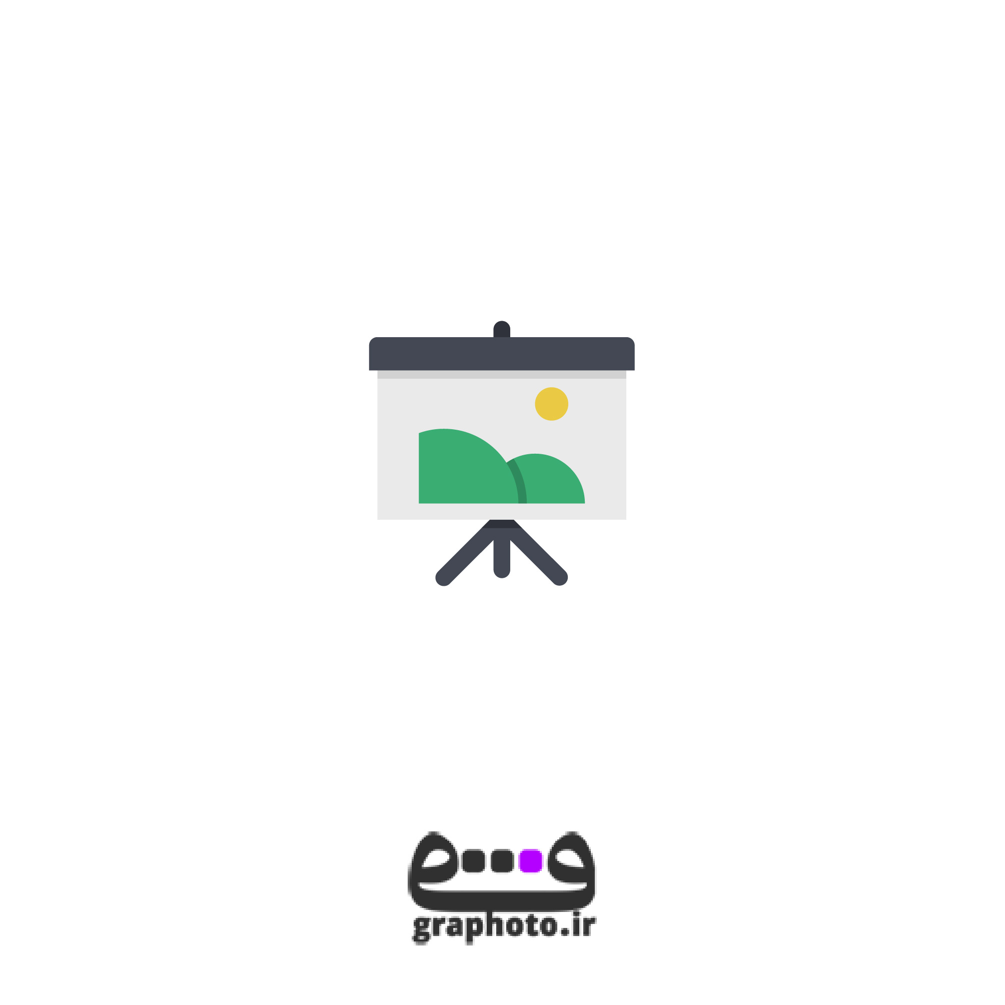 دانلود وکتور تابلو طبیعت