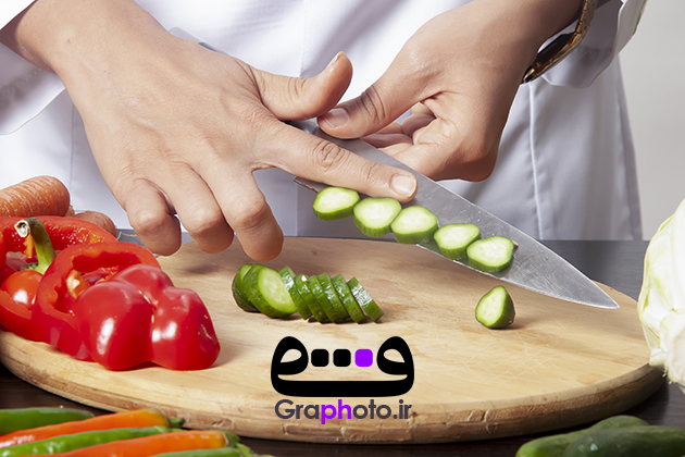 دانلود عکس با کیفیت خردکردن خیار