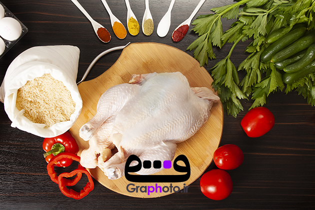 دانلود عکس با کیفیت مرغ شکم پر