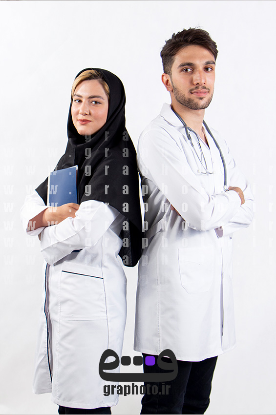 دانلود عکس تیم پزشکی خانم و آقا