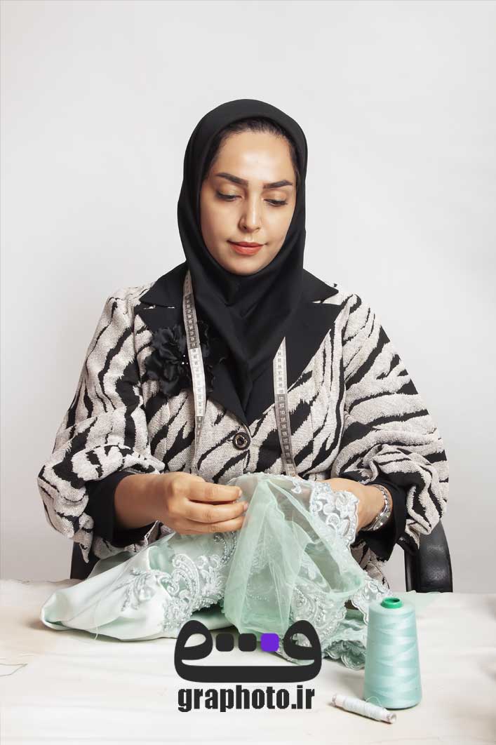 دانلود عکس گلدوزی خیاط خانم